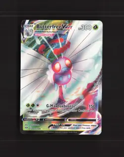 Butterfree VMAX 002/189 Darkness Ablaze Ultra Rare Holo Pokemon Card NM - Image 1
