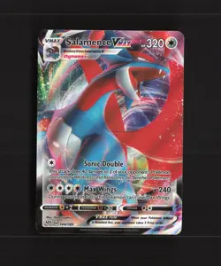 Salamence VMAX 144/189 Darkness Ablaze Ultra Rare Holo Pokemon Card LP - Image 1
