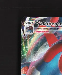 Salamence VMAX 144/189 Darkness Ablaze Ultra Rare Holo Pokemon Card LP - Image 3