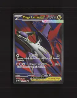 Mega Latias ex 163/132 Mega Evolution Full Art Ultra Rare Holo Pokemon Card NM - Image 1