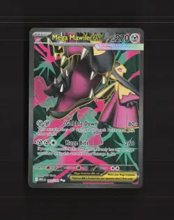 Mega Mawile ex 162/132 Mega Evolution Full Art Ultra Rare Holo Pokemon Card NM - Image 1