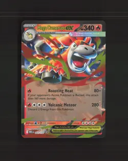 Mega Camerupt ex 022/132 Mega Evolution Ultra Rare Holo Pokemon Card NM - Image 1