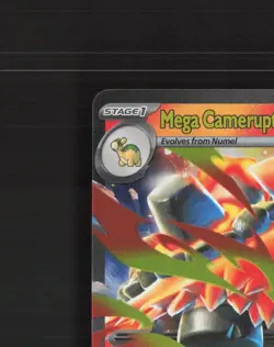Mega Camerupt ex 022/132 Mega Evolution Ultra Rare Holo Pokemon Card NM - Image 3
