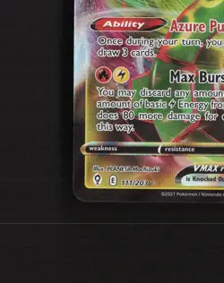 Rayquaza VMAX 111/203 Evolving Skies Ultra Rare Holo Pokemon Card NM - Image 5