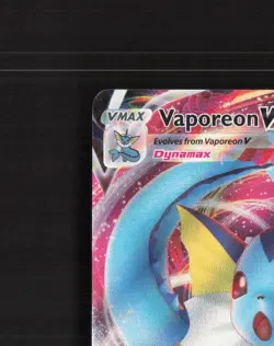 Vaporeon VMAX 030/203 Evolving Skies Ultra Rare Holo Pokemon Card NM - Image 3