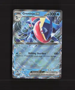 Greninja ex 041/142 Stellar Crown Ultra Rare Holo Pokemon Card NM - Image 1