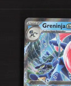Greninja ex 041/142 Stellar Crown Ultra Rare Holo Pokemon Card NM - Image 3