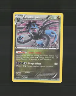 Hydreigon 99/113 Legendary Treasures Holo Rare Pokemon Card DMG - Image 1