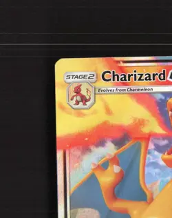 Charizard GX 9/68 Hidden Fates Ultra Rare Stamped Holo Pokemon Card NM - Image 3