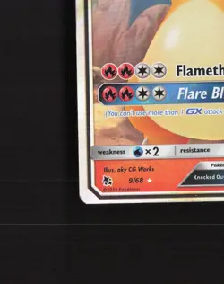 Charizard GX 9/68 Hidden Fates Ultra Rare Stamped Holo Pokemon Card NM - Image 5