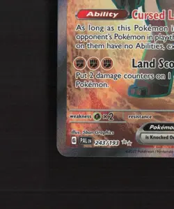 Ting-Lu ex 243/193 Paldea Evolved Full Art Ultra Rare Holo Pokemon Card NM - Image 5