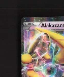 Alakazam EX 25/124 Fates Collide Ultra Rare Holo Pokemon Card LP - Image 3