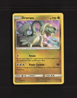 Drampa 97/145 Guardians Rising Holo Rare Pokemon Card LP - Image 1