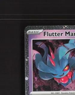 Flutter Mane 078/162 Temporal Forces Cosmos Holo Rare Holo Pokemon Card LP+ - Image 3