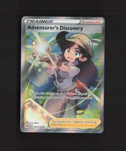 Adventurer's Discovery TG23/TG30 Lost Origin Full Art Ultra Rare Pokemon Card NM - Image 1