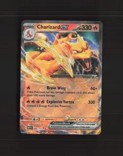 Charizard ex 006/165 Scarlet & Violet 151 Ultra Rare Holo Pokemon Card NM - Image 1