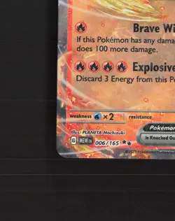 Charizard ex 006/165 Scarlet & Violet 151 Ultra Rare Holo Pokemon Card NM - Image 5