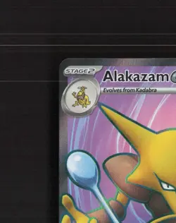 Alakazam ex 188/165 Scarlet & Violet 151 Full Art Ultra Rare Pokemon Card NM - Image 3