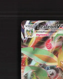 Leafeon VMAX 008/203 Evolving Skies Ultra Rare Holo Pokemon Card NM - Image 3