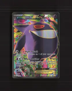 Gengar EX 114/119 Phantom Forces Full Art Ultra Rare Holo Pokemon Card MP - Image 1