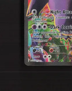 Gengar EX 114/119 Phantom Forces Full Art Ultra Rare Holo Pokemon Card MP - Image 5