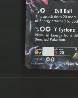 Yveltal EX XY08 XY Black Star Promo Holo Pokemon Card MP - Image 5