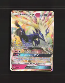 Xerneas GX 90/131 Forbidden Light Ultra Rare Holo Pokemon Card NM - Image 1