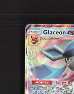 Glaceon GX 39/156 Ultra Prism Ultra Rare Holo Pokemon Card MP - Image 3