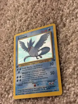 Pokemon TCG Articuno 2/62 Fossil 1st Edition Holo Card LP - Image 3