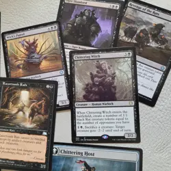 Commander Magic Deck MTG Cards = BLACK RATS'S Pure EVIL Offerings 6/6 Tribe Rare - Image 4