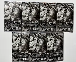 7 Packs Digimon Card Game Exceed Apocalypse Winner Packs - English - Image 1