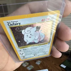 Pokemon TCG Clefairy Holo Rare Base Set 2 Card 006/130 40 HP 1999 - Image 2