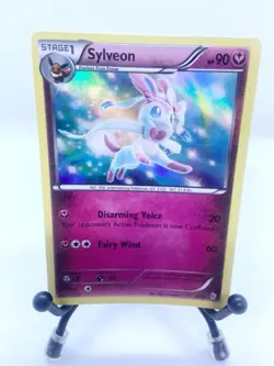 Sylveon 30/30 XY Trainer Kit Pokemon Rare Holo Card 2014 - Image 1