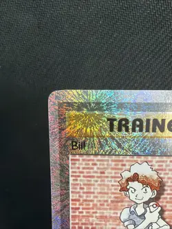 Bill Trainer Pokemon Card Reverse Holo Legendary Collection 108/110 - Image 2