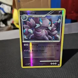 Drapion Pokemon TCG Diamond & Pearl Reverse Holo Rare Card #23/130 - Image 1