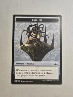 Emblem - Vraska, Golgari Queen Guilds of Ravnica Regular - Image 1
