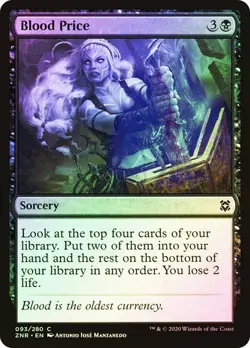 MTG - Blood Price - Foil - Zendikar Rising - Magic the Gathering - Image 1