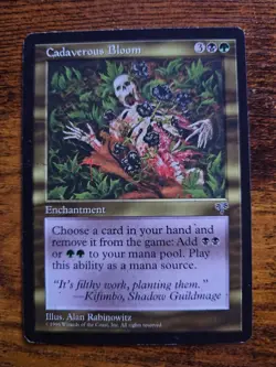 Cadaverous Bloom Mirage Rare Vintage MTG Mirage - Image 1