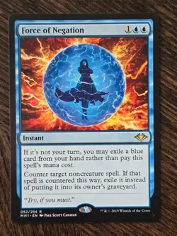 Force of Negation Modern Horizons MTG *NM* Near Mint Magic: The Gathering 13 - Image 1