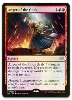 Anger of the Gods #102 (Foil) (NM) Double Masters 2022 2X2 Magic MTG - Image 1
