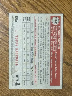 2021 TOPPS 1952 REDUX T52-43 SHOHEI OHTANI - Image 2