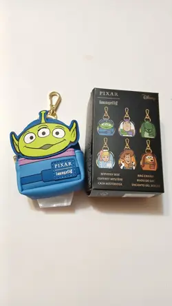 Loungefly Disney Pixar Toy Story Alien Mini Backpack Mystery Bag Charm Confirmed - Image 1