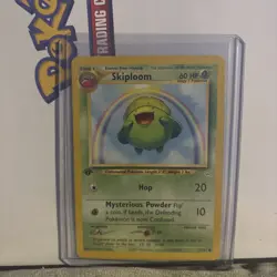 Skiploom 1st Edition 52/64 Neo Revelation WOTC Vintage Pokemon - Image 1