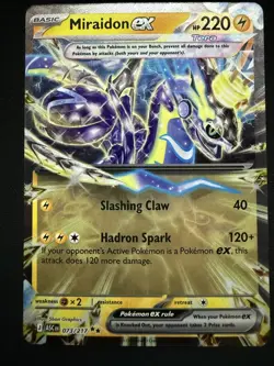 Miraidon ex 073/217 Ascended Heroes Double Rare Holo Pokemon TCG Card NM - Image 1