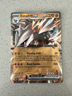 Excadrill ex Pokemon SV: Black Bolt #046/086 Double Rare - Image 1