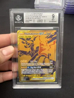 Pikachu & Zekrom GX SM248 Black Star Promo 2021 Pokemon Sun And Moon NM - Image 1