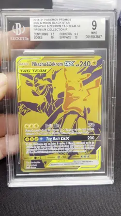 Pikachu & Zekrom GX SM248 Black Star Promo 2021 Pokemon Sun And Moon NM - Image 2