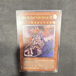Ultimate Rare YuGiOh Horus the Black Flame Dragon LV8 SOD-EN008 *HEAVY STAMPING” - Image 3