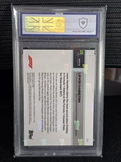 Lewis Hamilton - Topps Now F1 2021 #024 Most 2nd Place Formula One - Graded Slab - Image 2