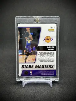 LeBron James 2021-22 Panin Mosaic Stare Masters Mosaic SP Los Angeles Lakers - Image 2